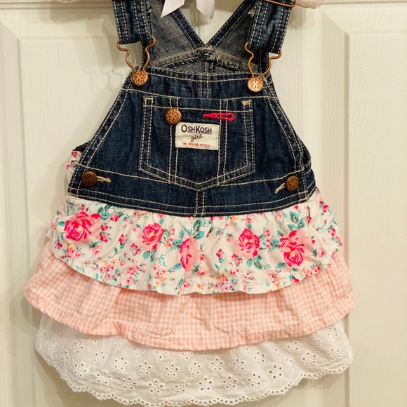 OshKosh B'Gosh Overall Dress 👗👧🏼 - Picture 1 of 5
